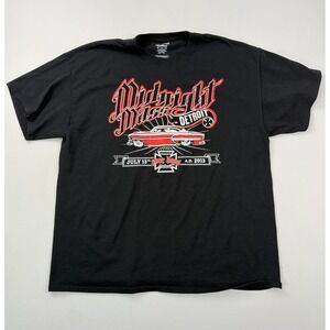 Midnight Mass Detroit Graphic Print Short Sleeve‎ T-Shirt XL